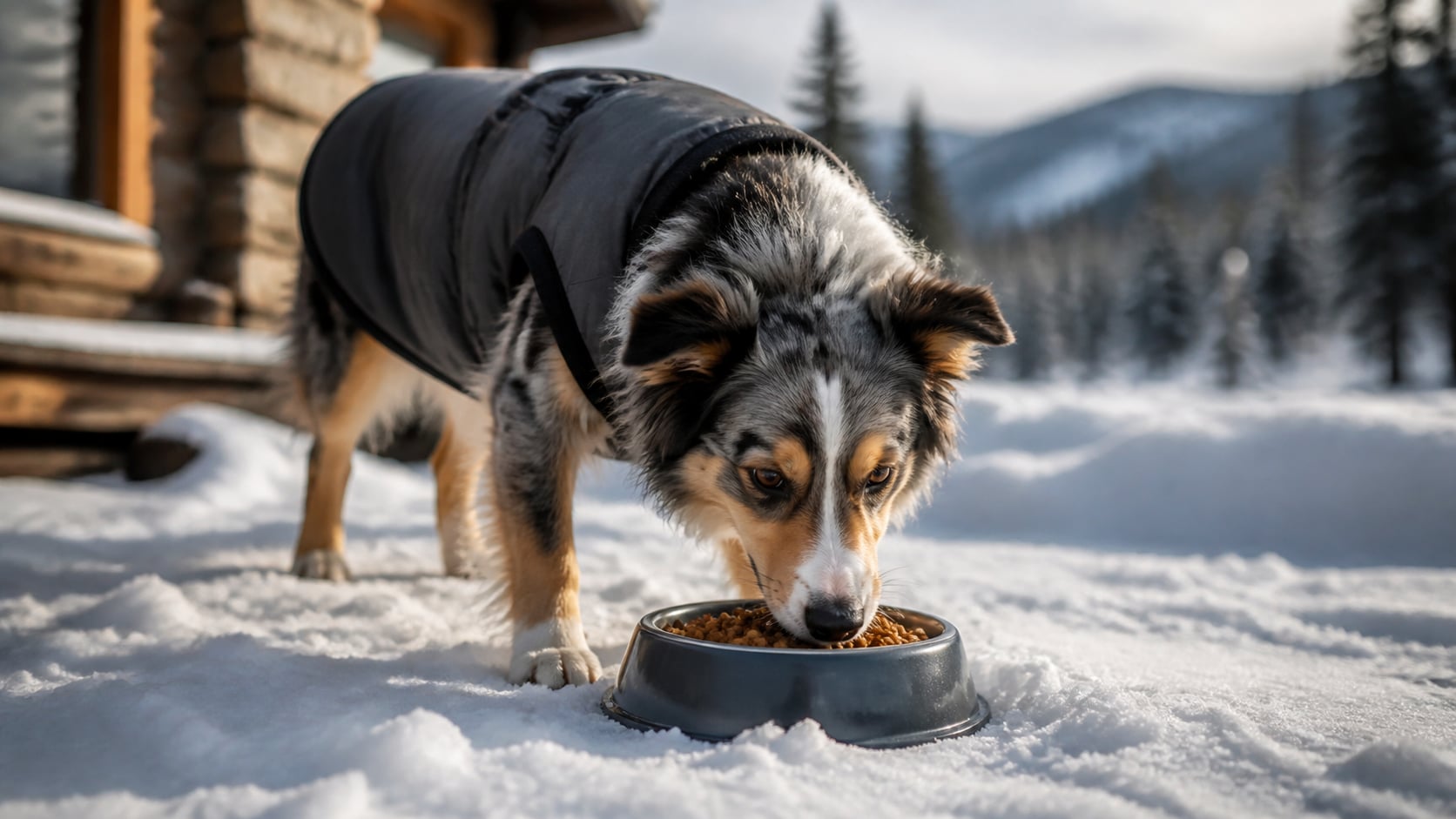 Hundefutter im Winter: Mehr Kalorien bei Kälte nötig?